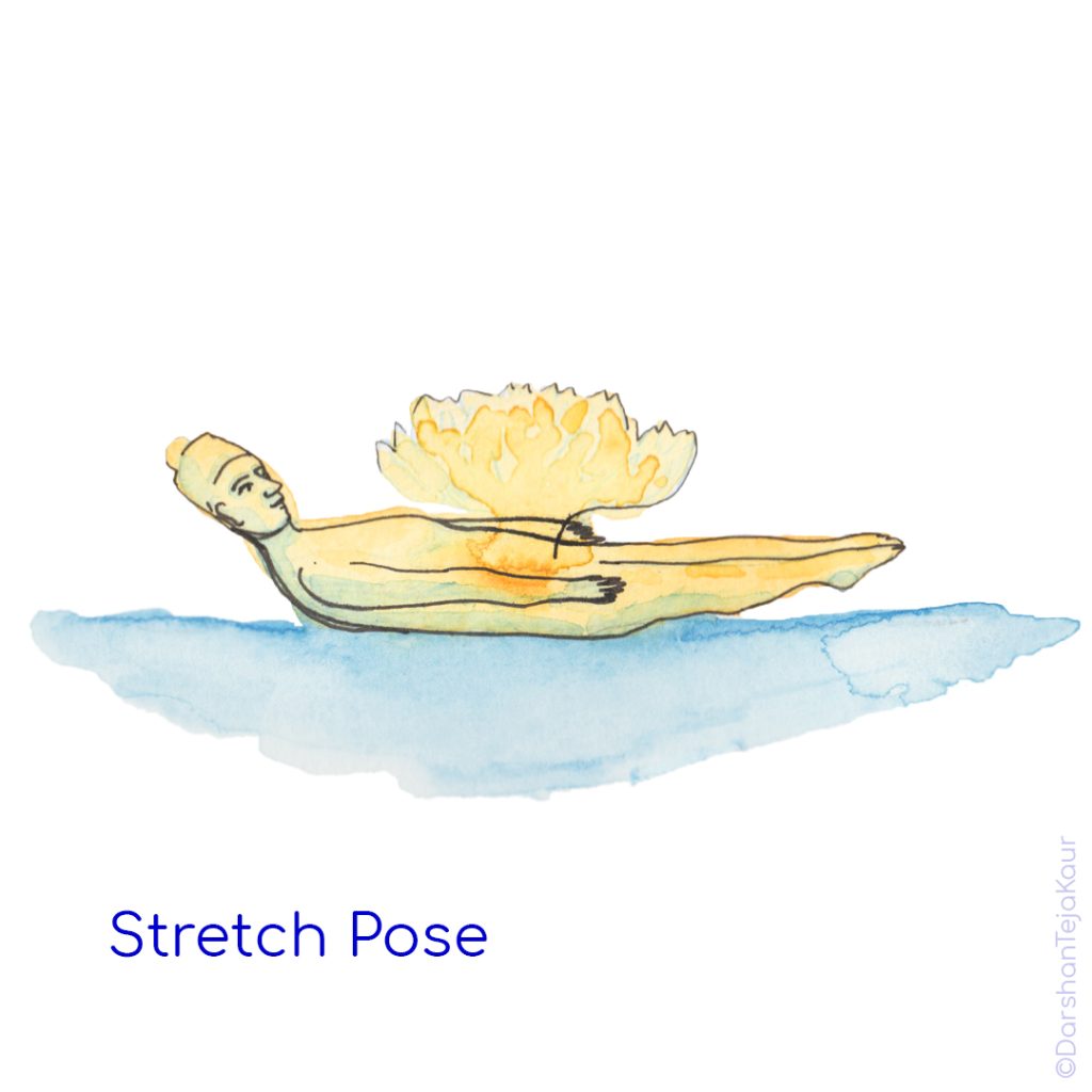 Stretch pose / Posture d'étirement